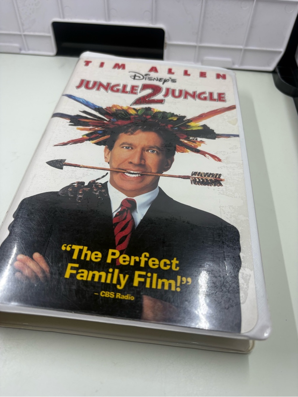Disney White Portable DVD Case with Jungle 2 Jungle Cover Art